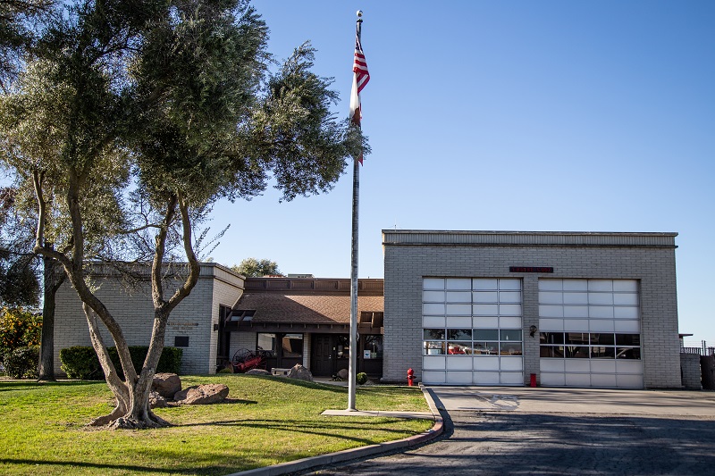 Fire Station No. 2 sign