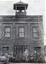 First Firehouse on 18th Street and Silsby Steam Engine 1885 Torn down in 1953