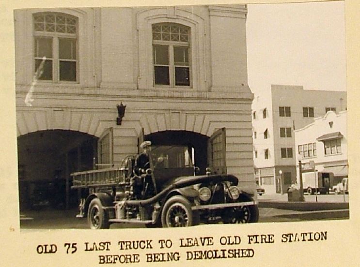 Old Limestone Building 1951 or 1952 Before Being Demolished