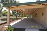 Covered outdoor walkway