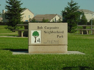 Bob Carpenter Park sign