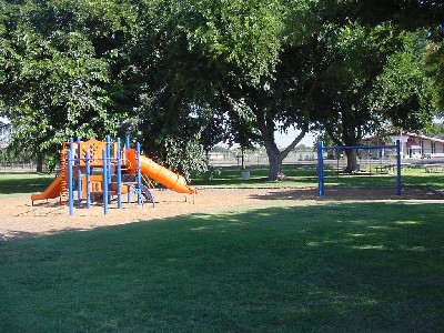 Playground with monkey bars