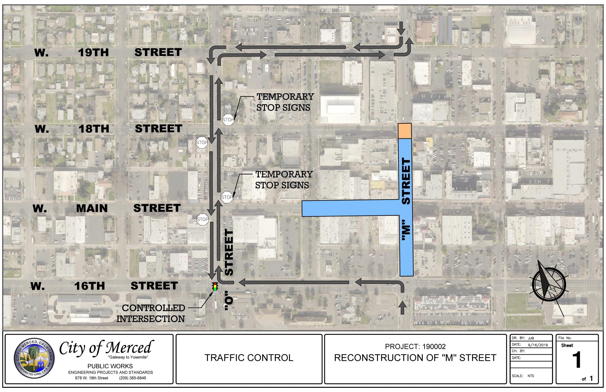 M and Main project map 100319