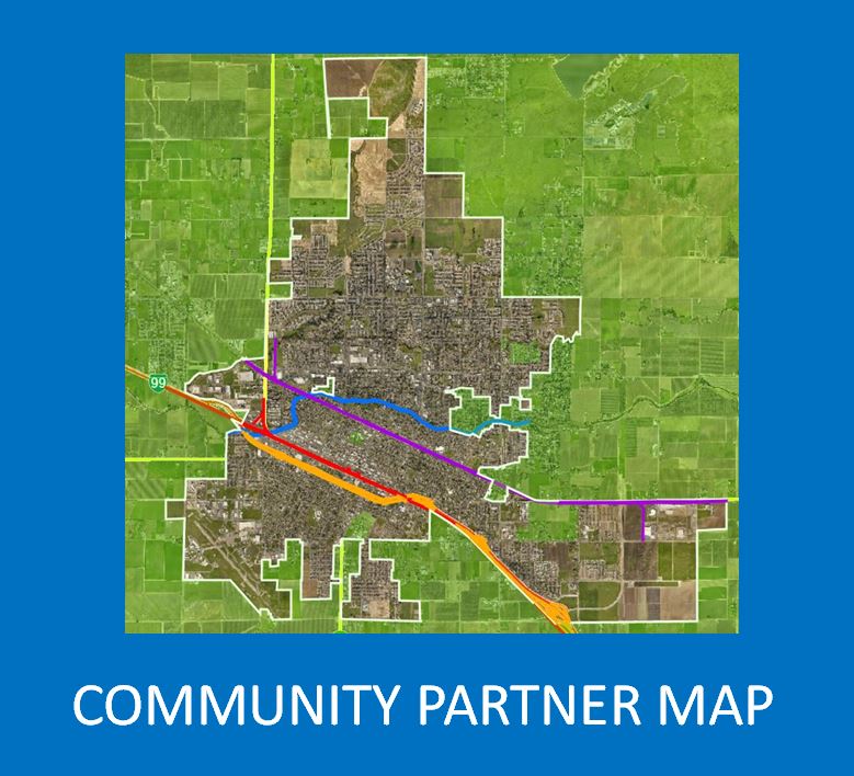 community partner map button