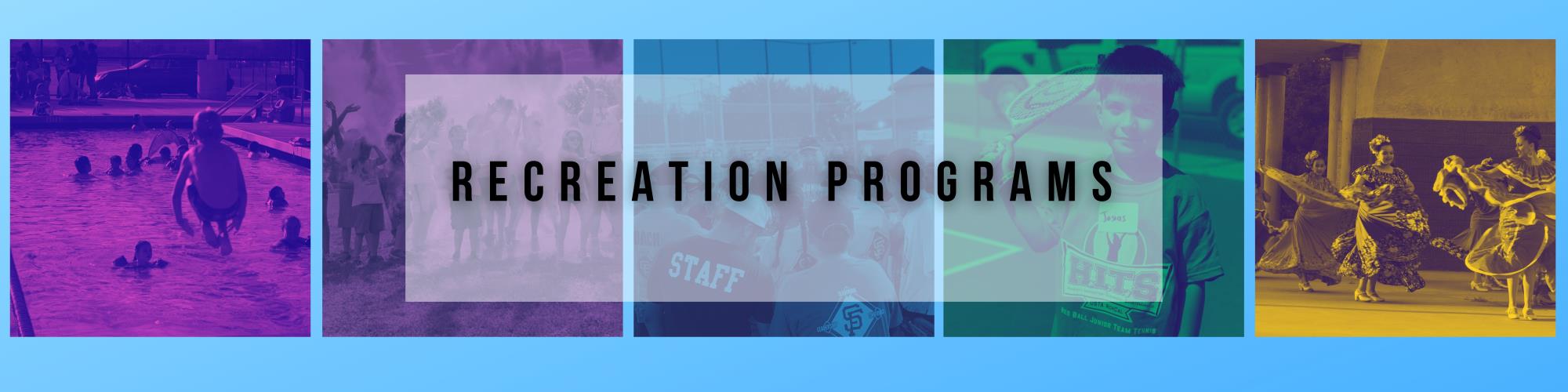 Recreation Programs Banner 