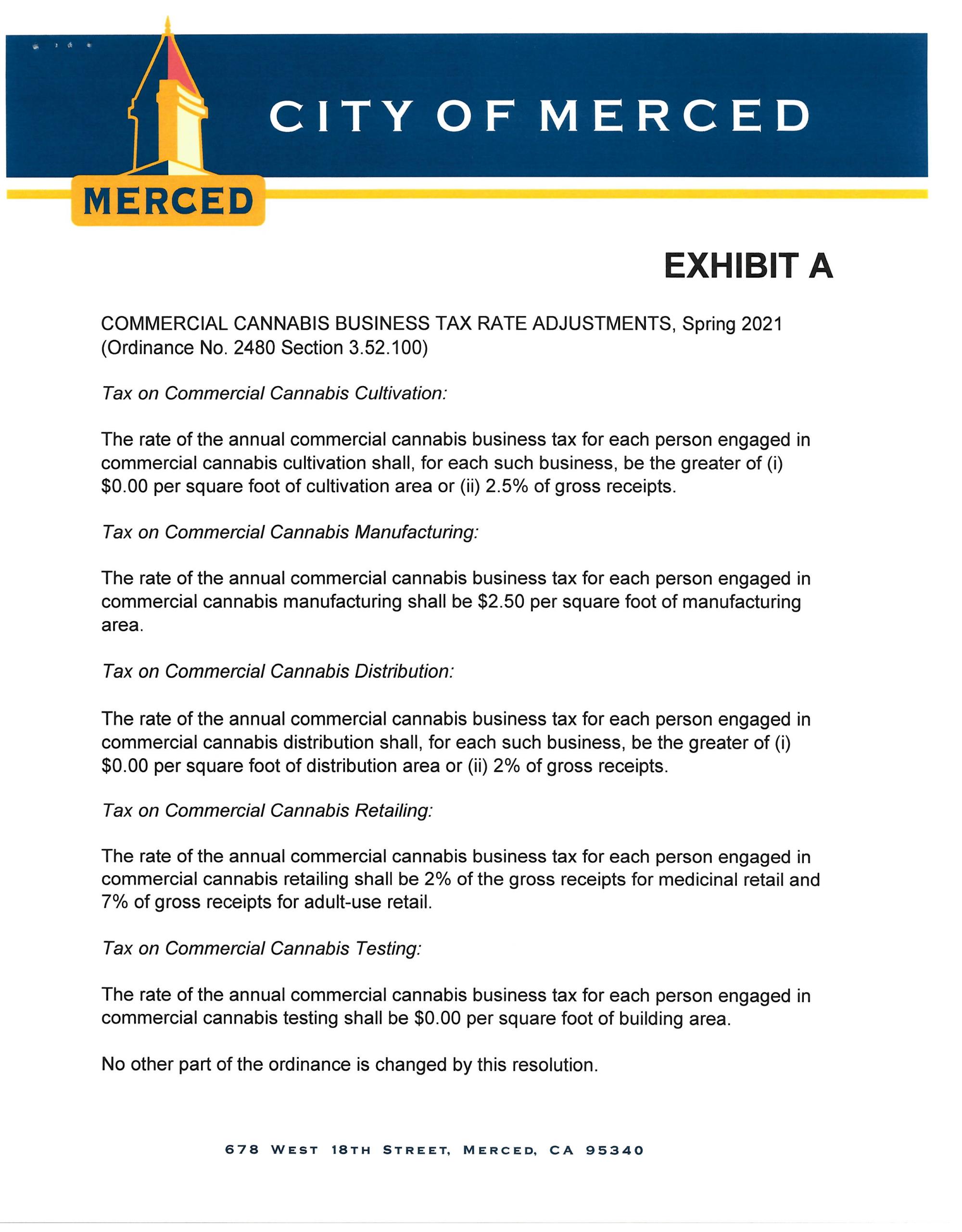 Exhibit A Updated Cannabis Taxes (1)