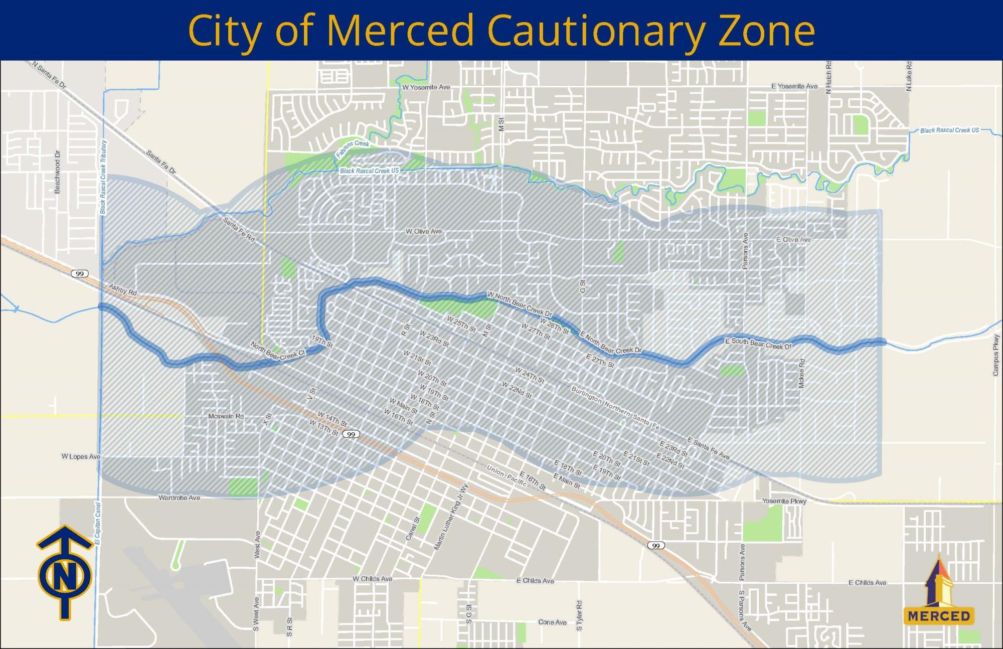 Bear Creek Cautionary Zone With Hash