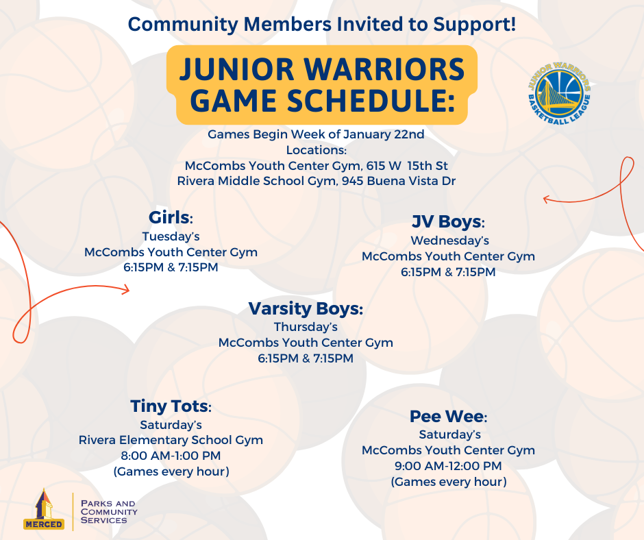 junior warriors games schedule